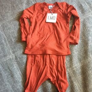 Little miss dessa top & bottom in burnt orange.